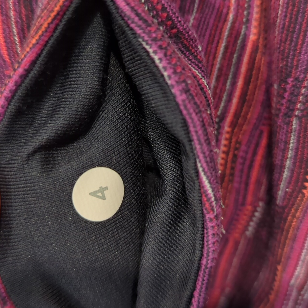 Lululemon Wunder Under Pant III Space Dye Twist Regal Plum Alarming - Picture 7 of 8